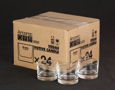 Glass Tealight Holder - box of 24
