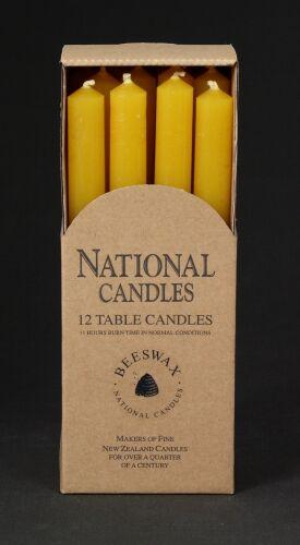 240mm Beeswax table candles